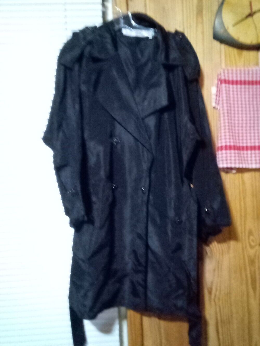 Niteline Della Roufogali Women's Black With Black Stone Buttons Jacket.